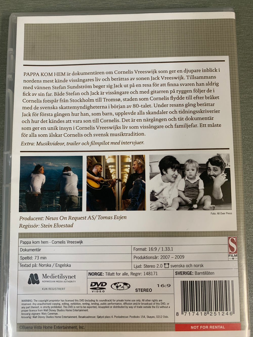 Pappa kom hem. 2002. DVD.