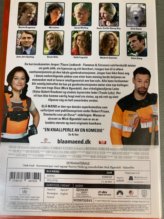 Blå mænd. DVD.