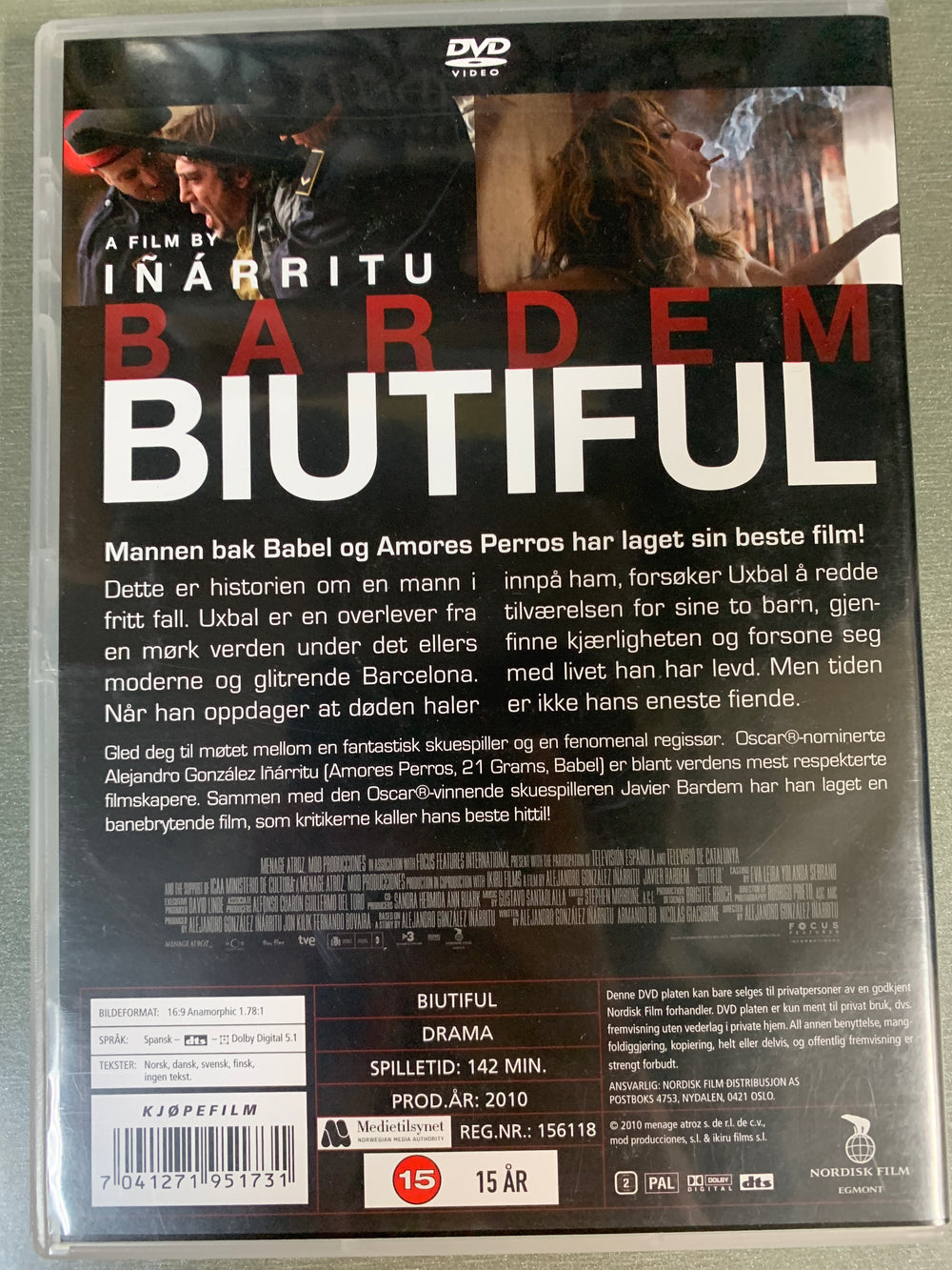 Biutiful. DVD.