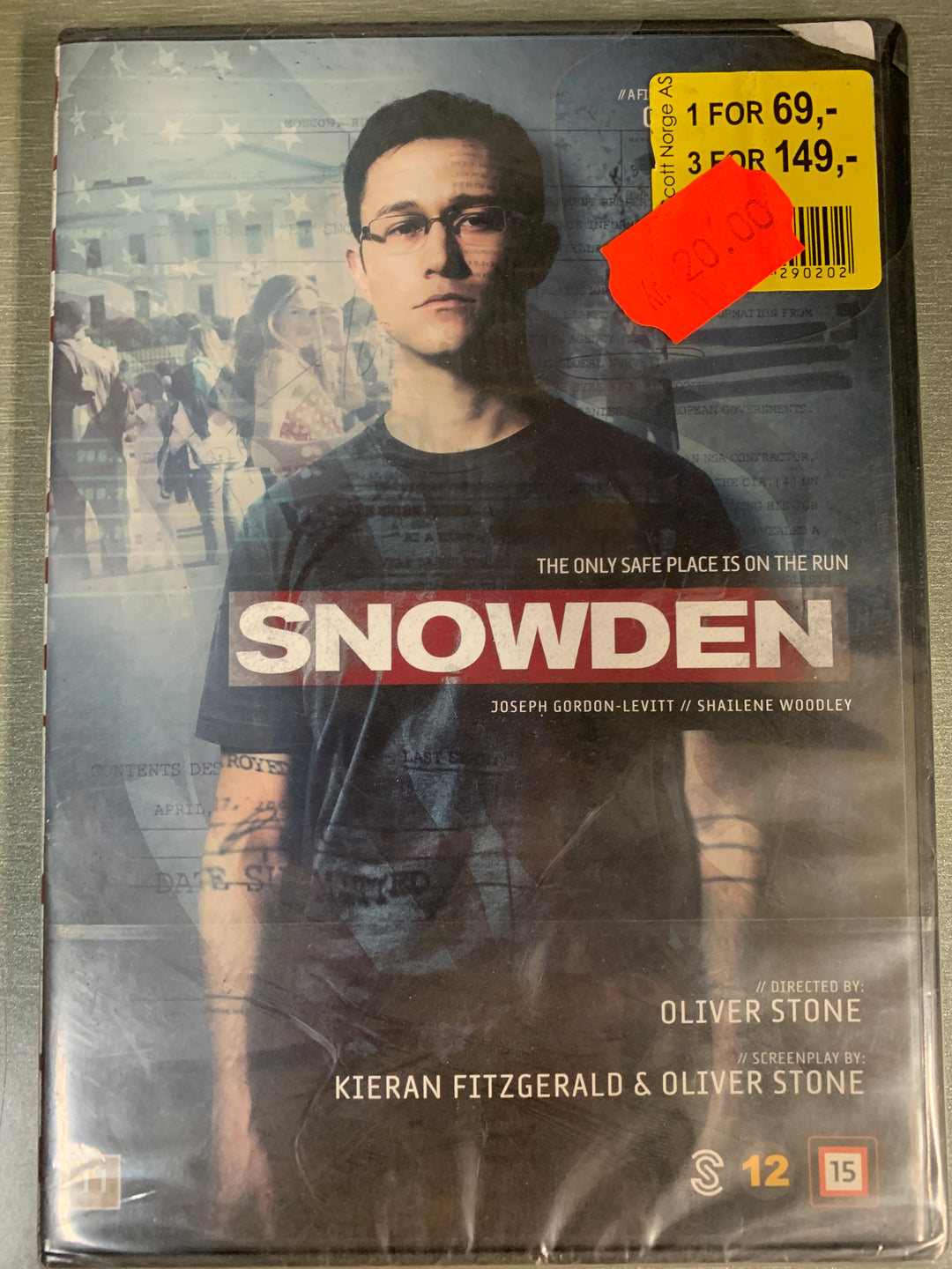Snowden. DVD.