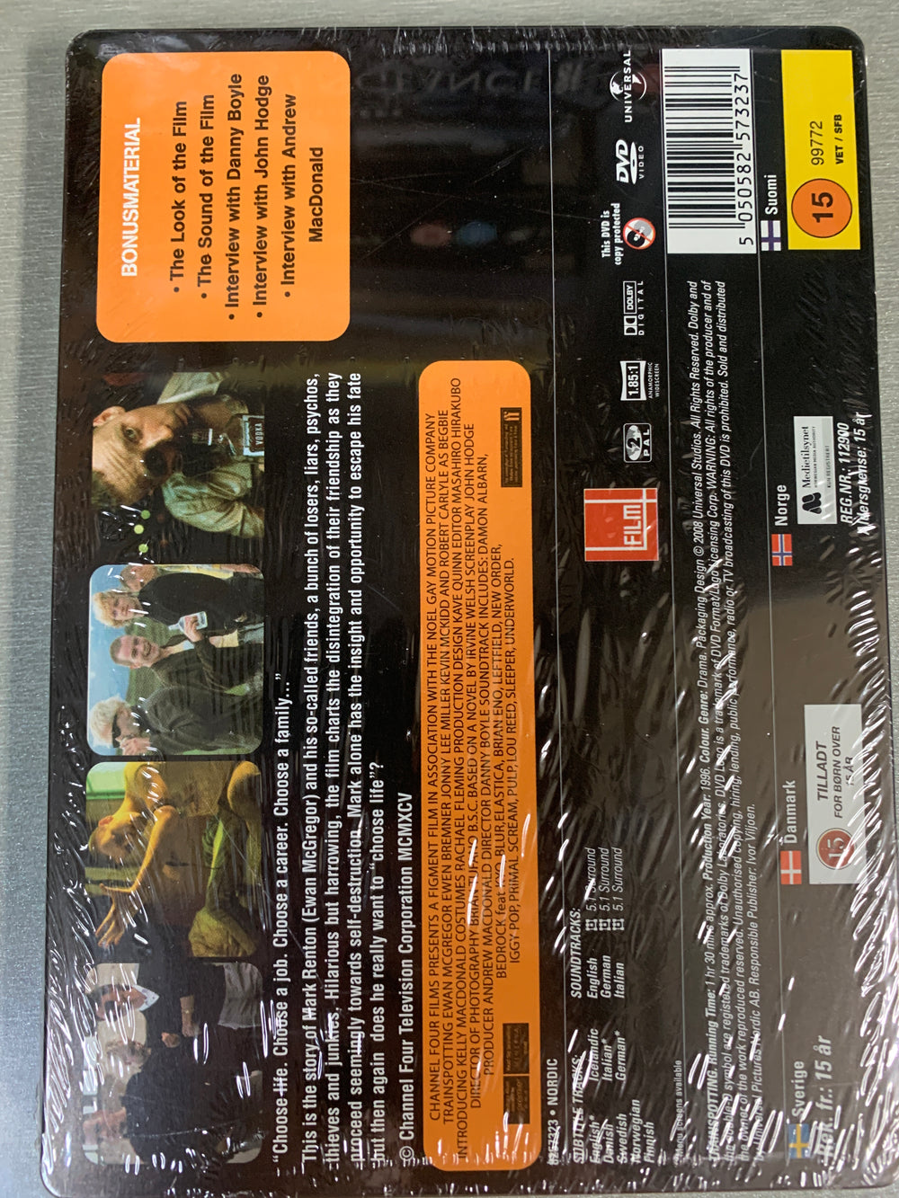 Trainspotting. Limited Edition (forseglet). DVD.