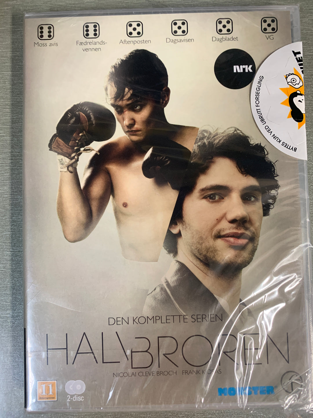 Halvbroren – Den komplette serien (2-disc). DVD. Ny i plast!