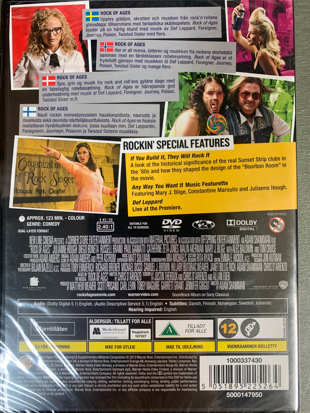 Rock of Ages. DVD.