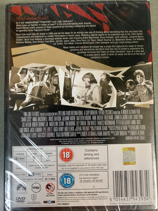 Short Cuts. DVD.