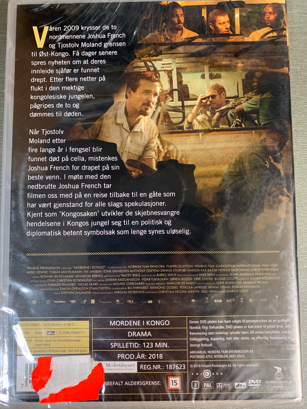 Mordene i Kongo. DVD.