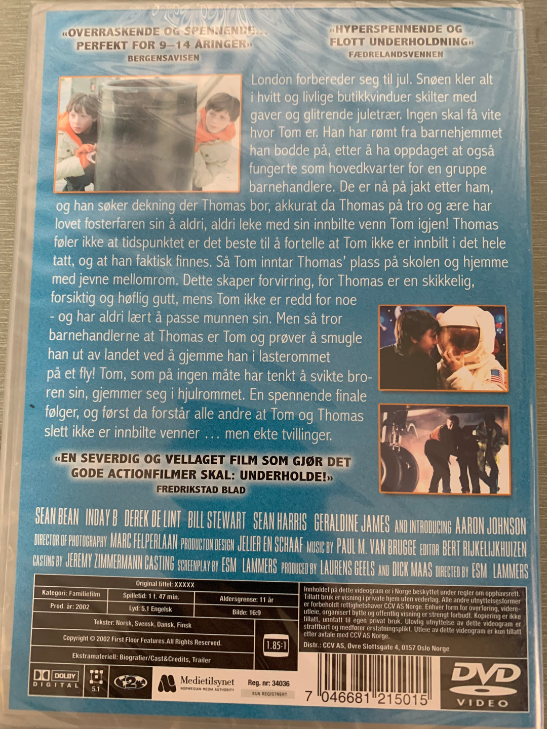 Tom & Thomas – Tvillingmysteriet i London. 2002. DVD.