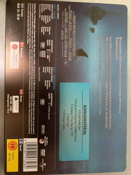 Jaws – Collector's Edition. 1975. 2-DVD steelbox.
