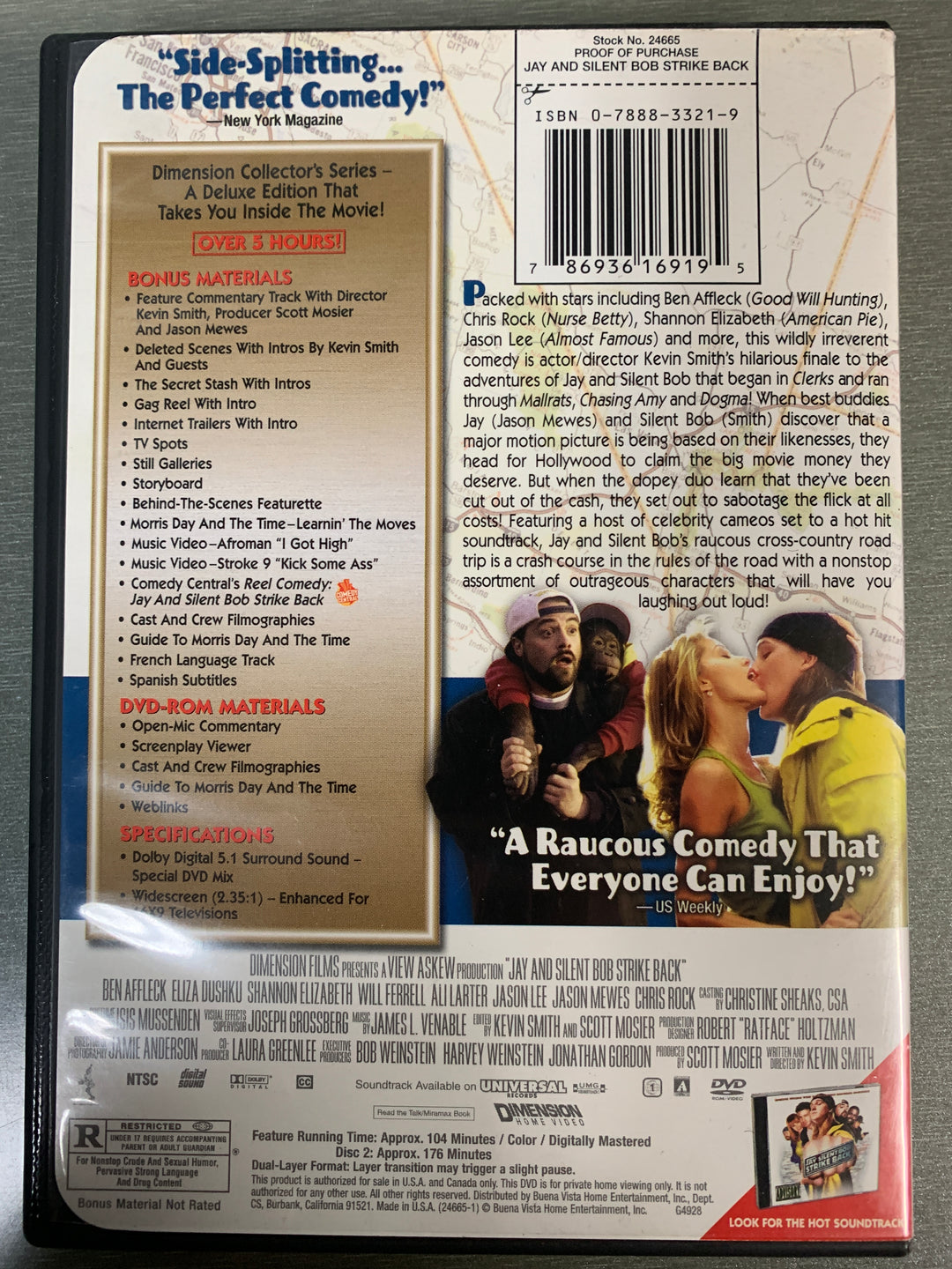 Jay and Silent Bob Strike Back. 2001. DVD.
