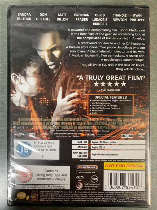 Crash. 2004. DVD.