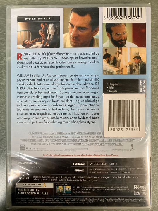 Awakenings (1990). DVD.