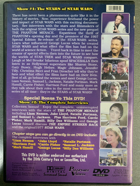 The Stars of Star Wars: Interviews From The Cast (2000). DVD.