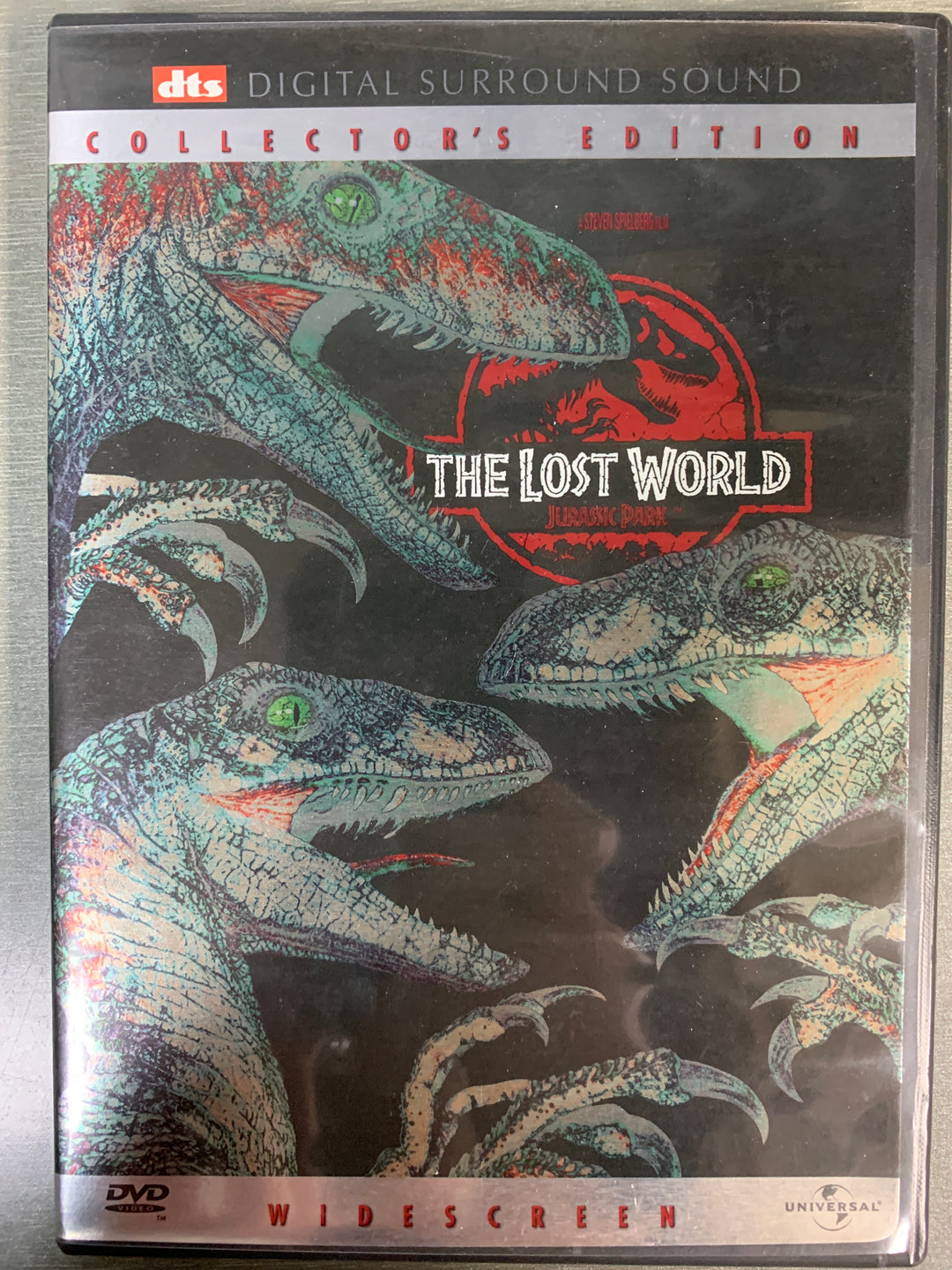 The Lost World: Jurassic Park (1997). DVD.