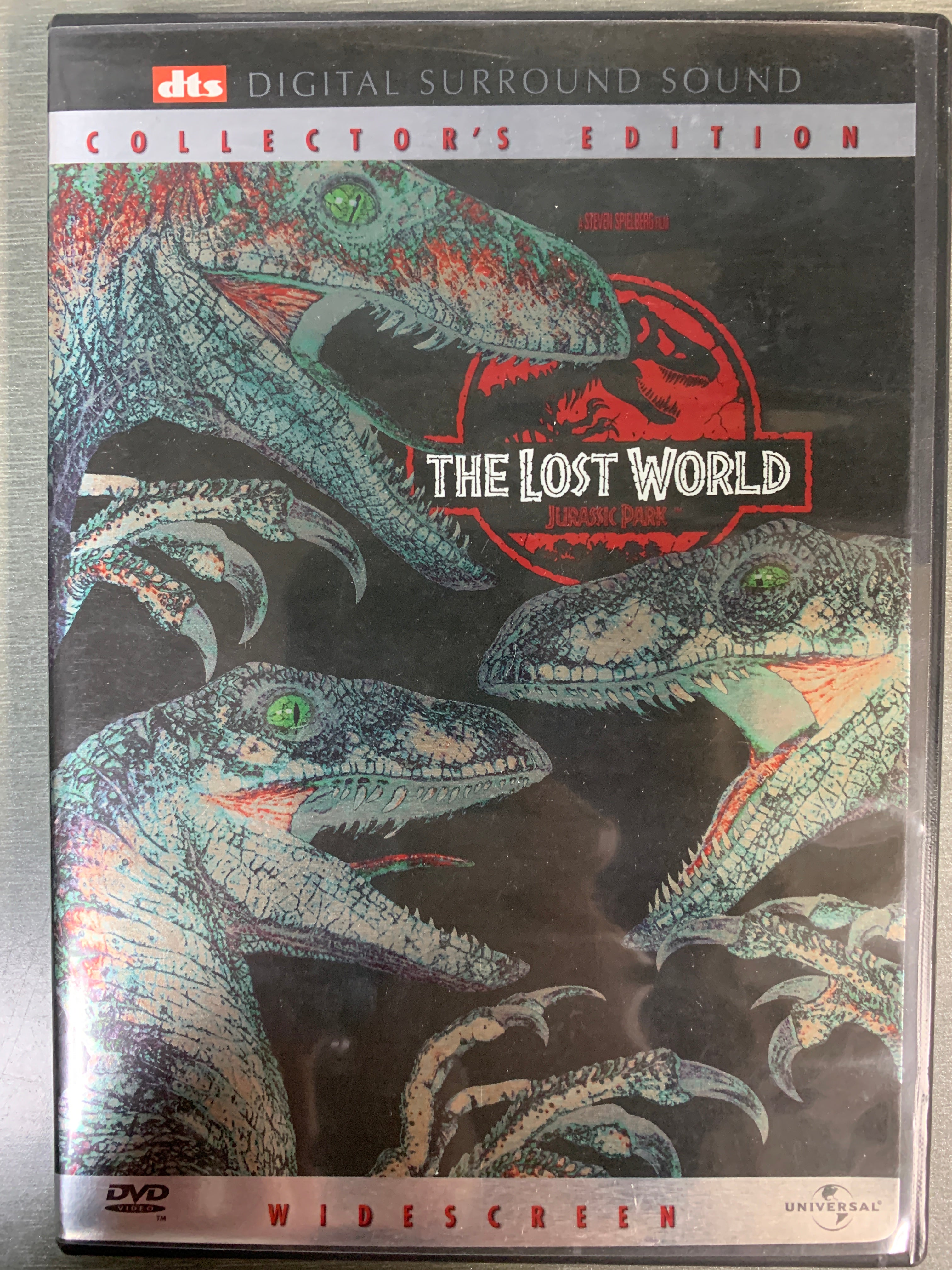 The Lost World: Jurassic Park (1997). DVD.