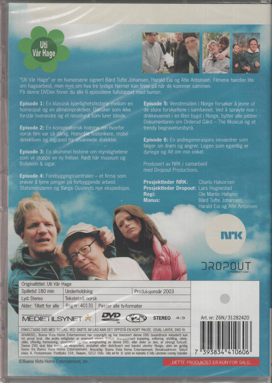 Uti Vår Hage. 2003. DVD. Ny i plast!