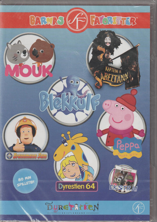 Barnas Favoritter: Dyreparken - Dyrestien 64. 2013. DVD. Ny i plast!
