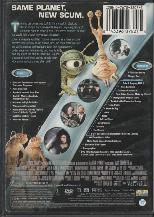 Men in Black II. 2002. DVD.
