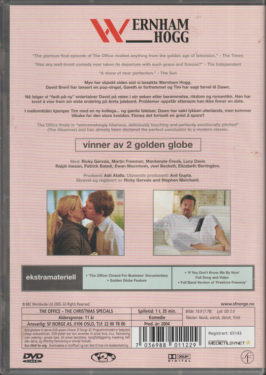 The Office – The Christmas Specials. 2003. DVD.