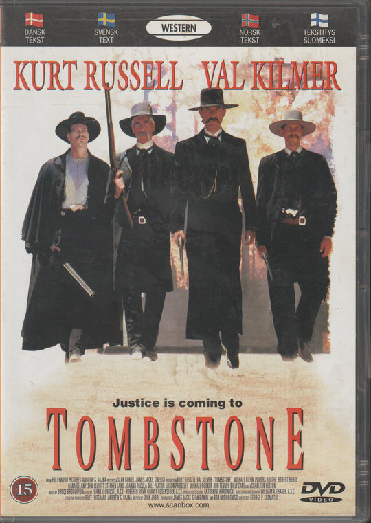 Tombstone. 1993. DVD.