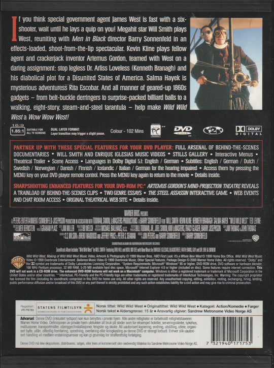 Wild Wild West. 1999. DVD.
