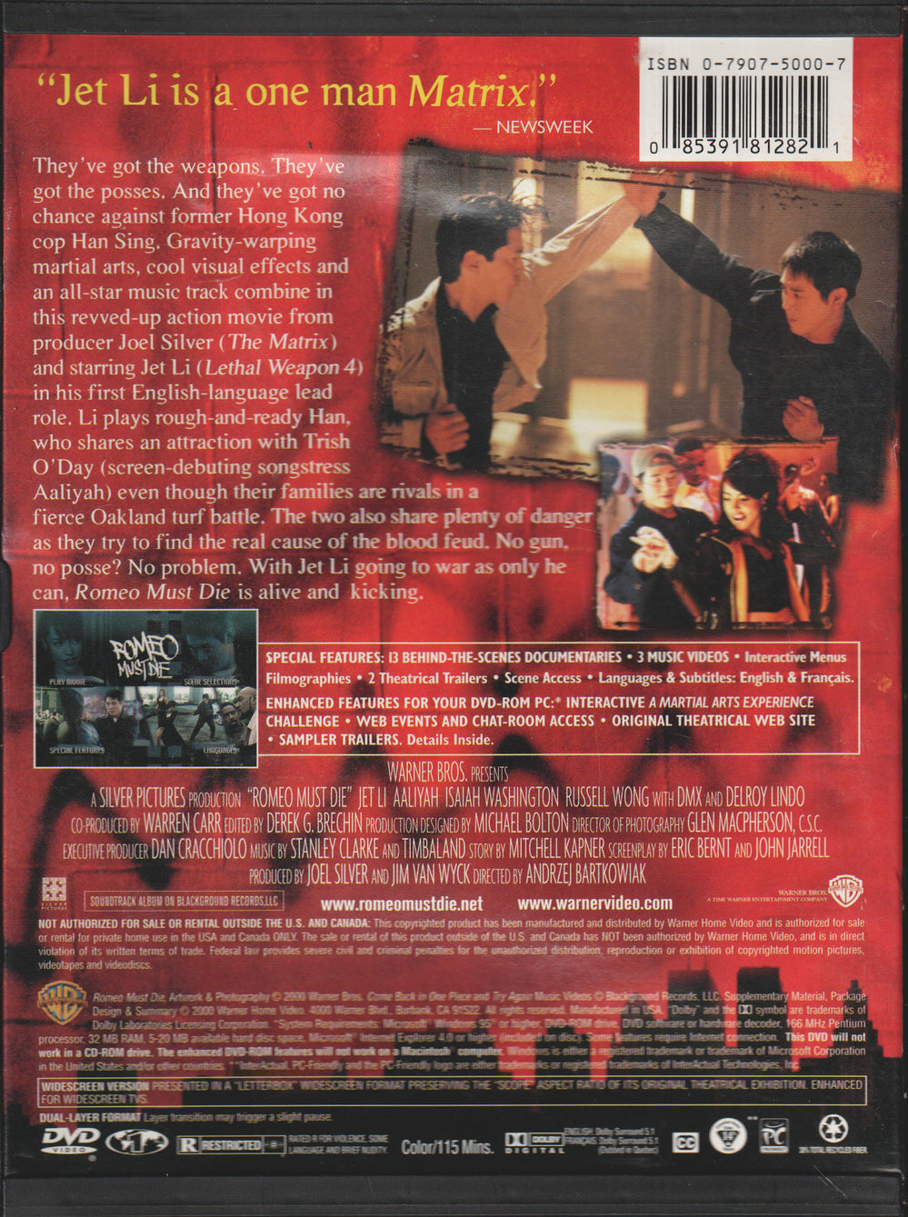 Romeo Must Die. 2000. DVD.
