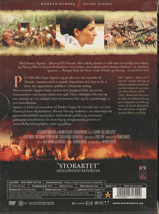 Aguirre, jakten på El Dorado. 1972. DVD.