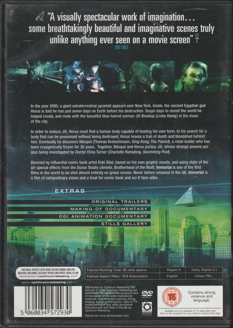 Immortal (Ad Vitam). 2004. DVD.