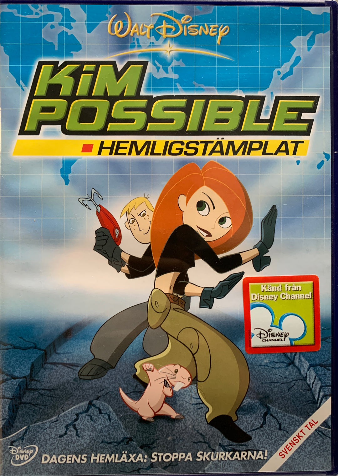 Kim Possible – Hemligstämplat. DVD.