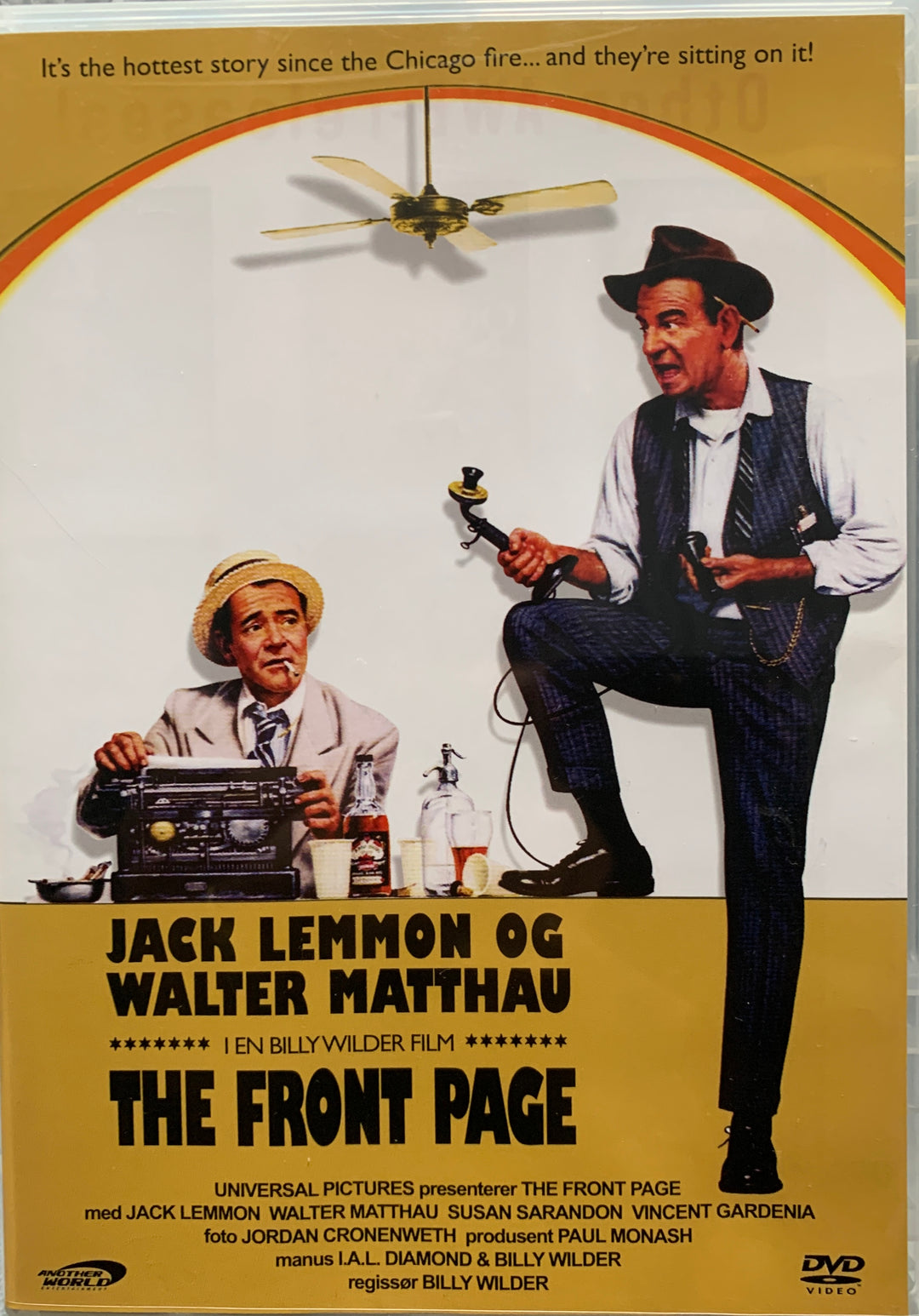 The Front Page. 1974. DVD.