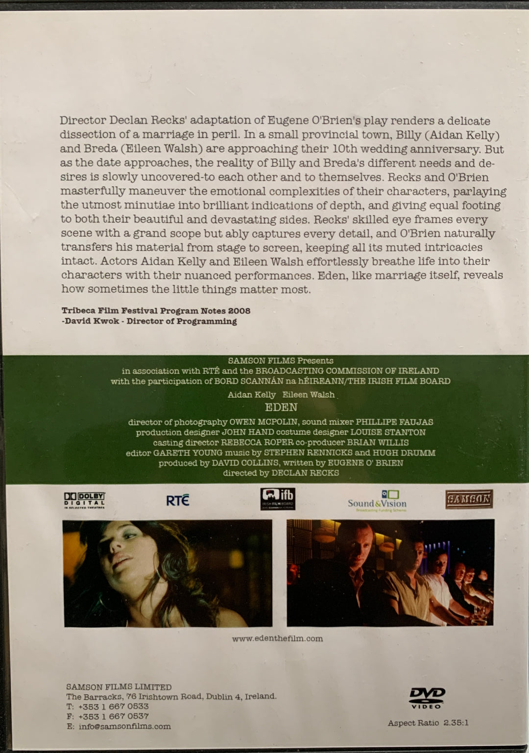 Eden. 2008. DVD.