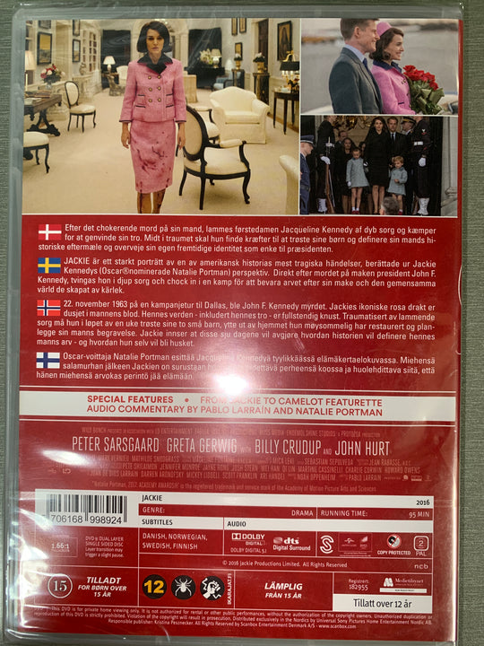 Jackie (2016). DVD.