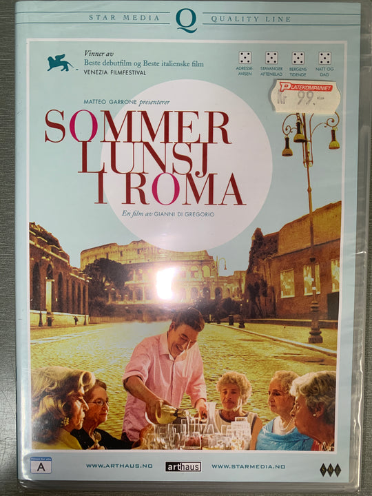 Sommerlunsj i Roma (2007). DVD.