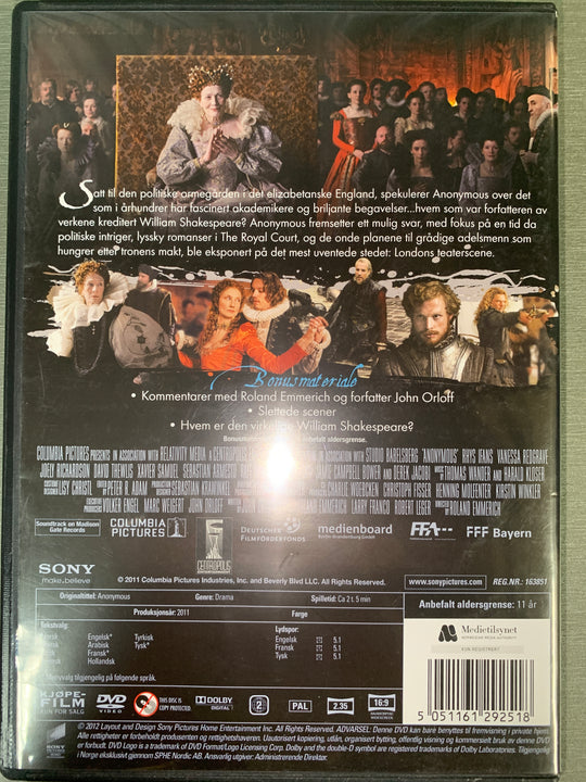 Anonymous. 2011. DVD.