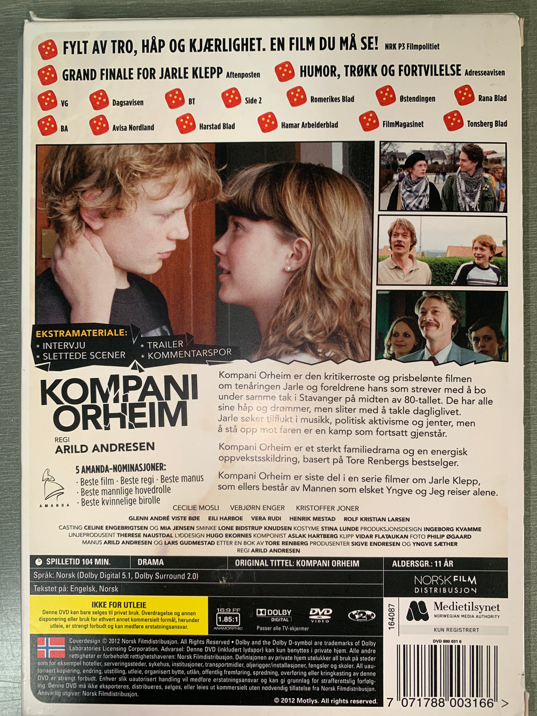 Kompani Orheim. 2012. DVD.
