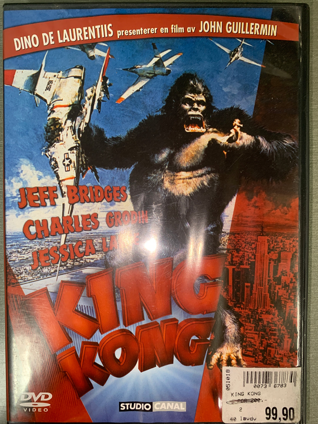 King Kong. 1976. DVD.