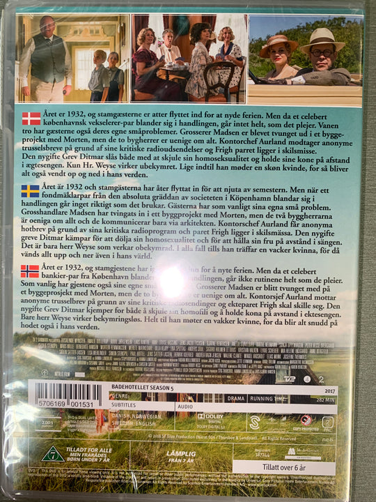 Badehotellet: Sæson 5 (2018).DVD.