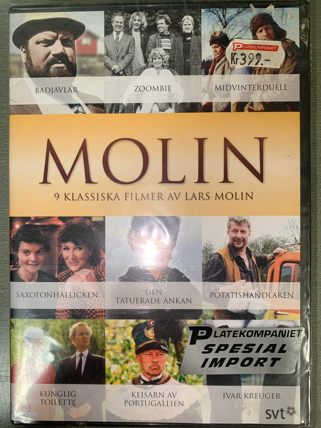 Molin: 9 klassiske filmer av Lars Molin (2005).DVD.