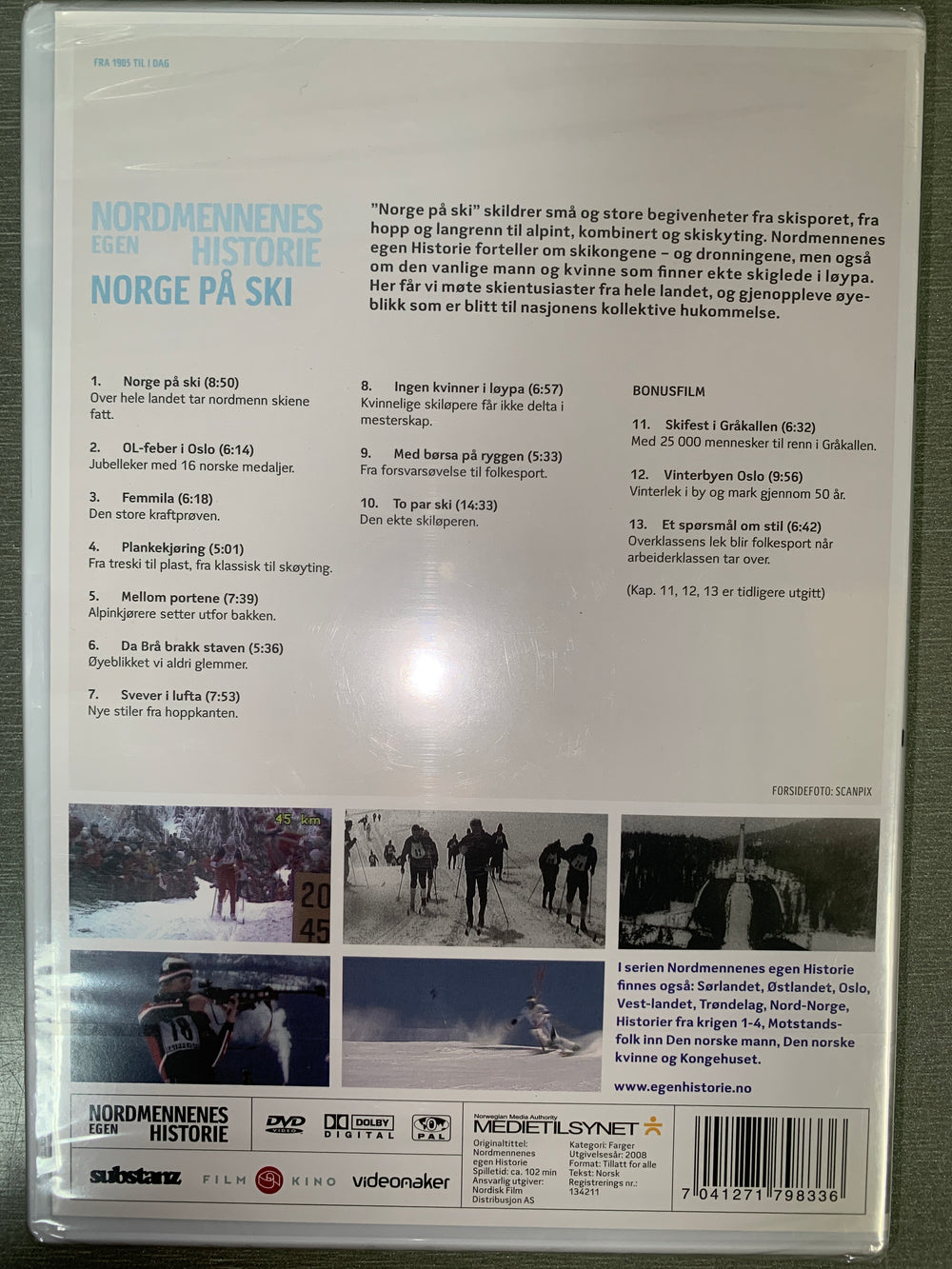 Nordmennenes egen historie: Norge på ski (2012).DVD.