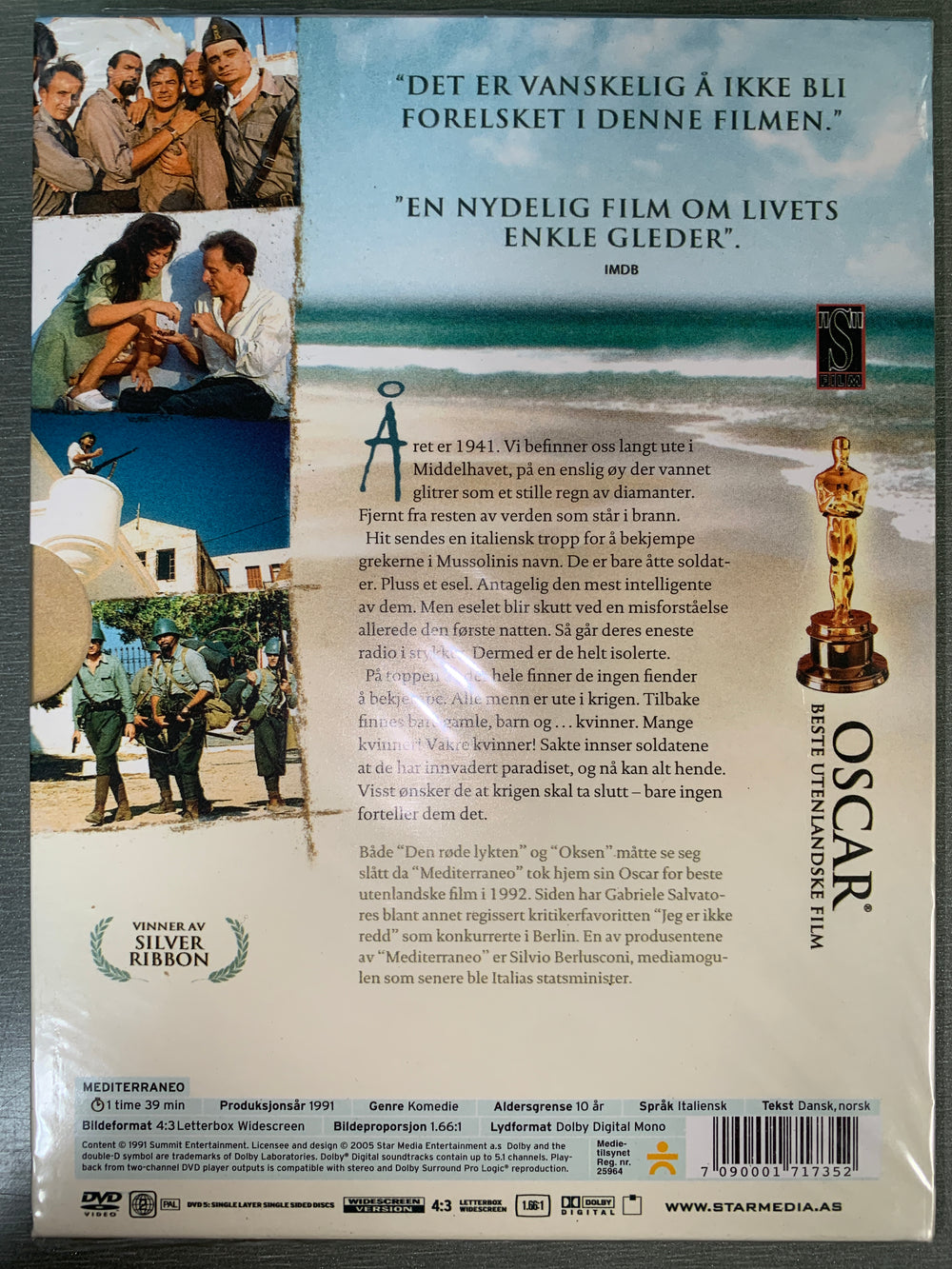 Mediterraneo (1991).DVD.