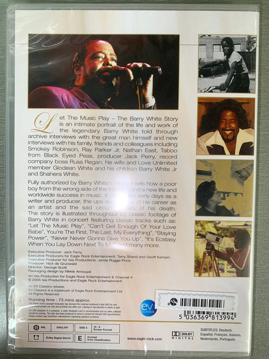 The Barry White Story: Let the Music Play (2007).DVD.