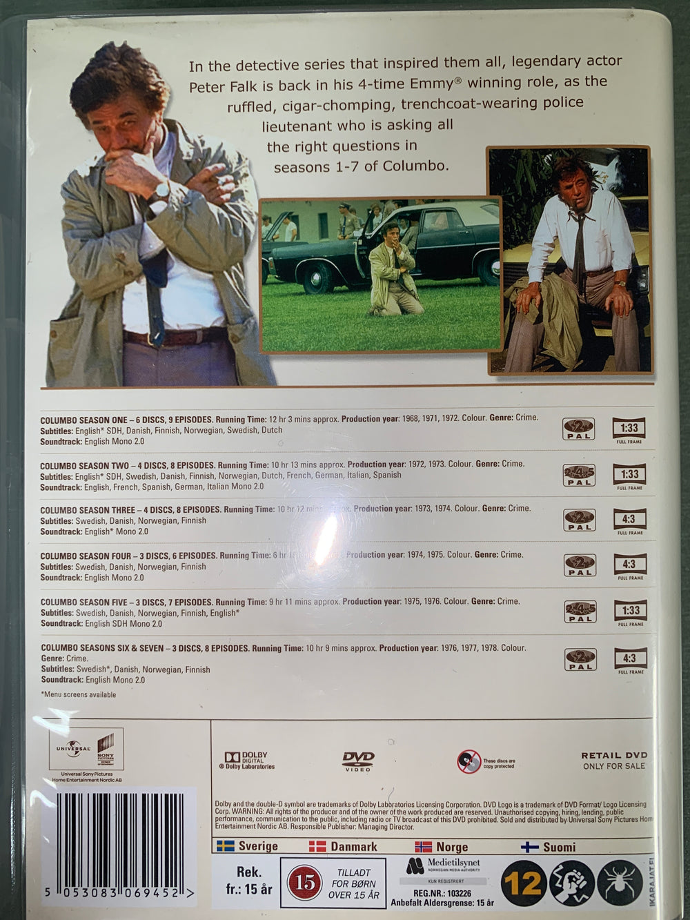 Columbo: Seasons 1-7.DVD.