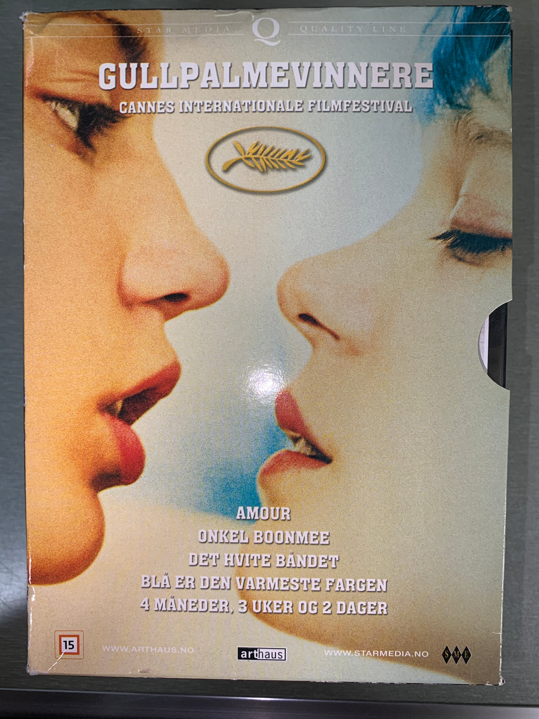 Gullpalmevinnere: Cannes filmfestival (Box).DVD.