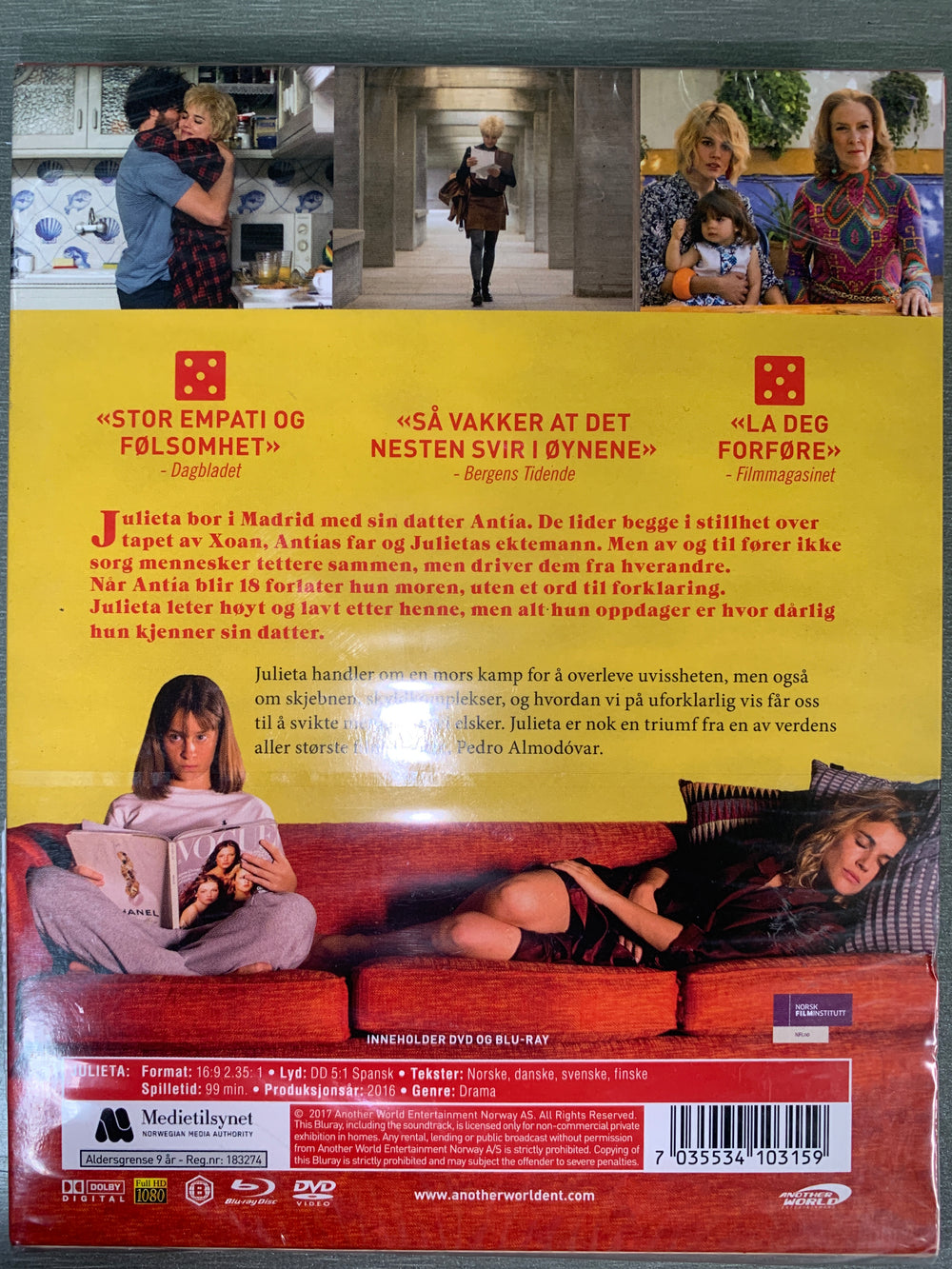 Julieta (2016).DVD.