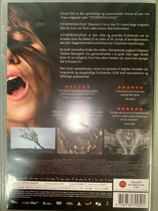 Nymphomaniac. 2013. DVD.