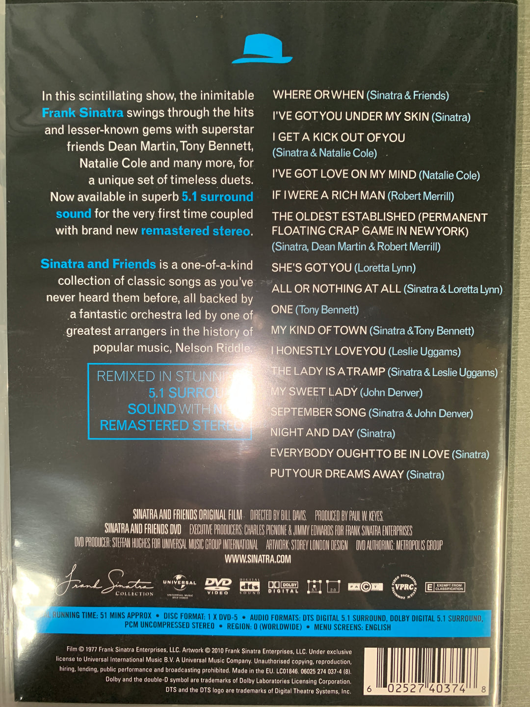 Frank Sinatra and Friends. 1977. DVD.