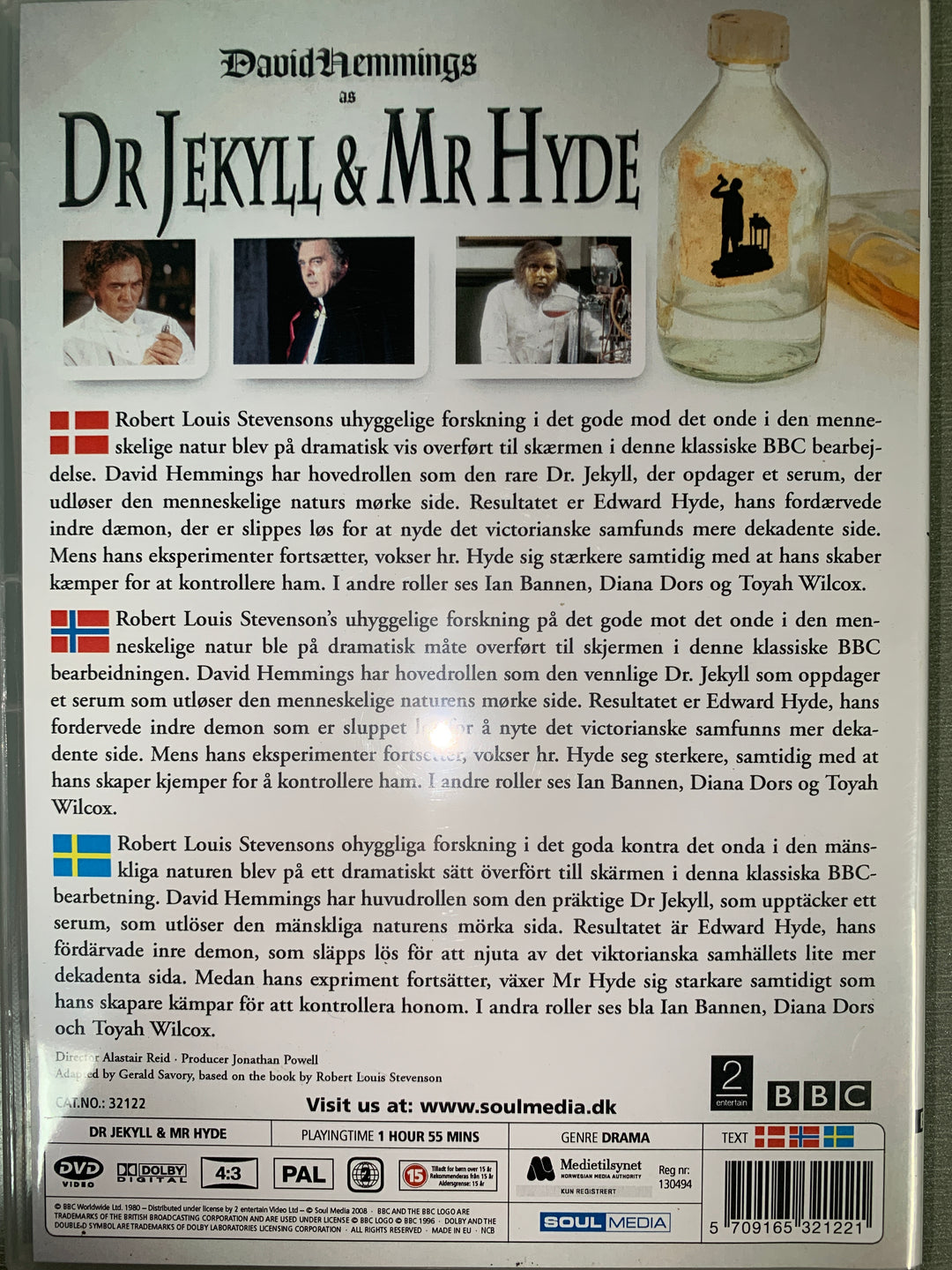 Dr. Jekyll & Mr. Hyde. 1980. DVD.