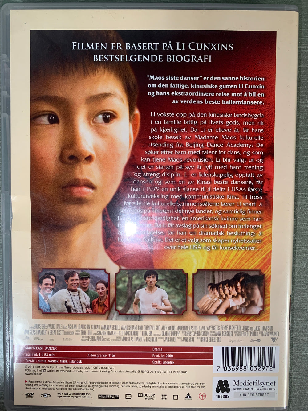 Maos siste danser. 2009. DVD.