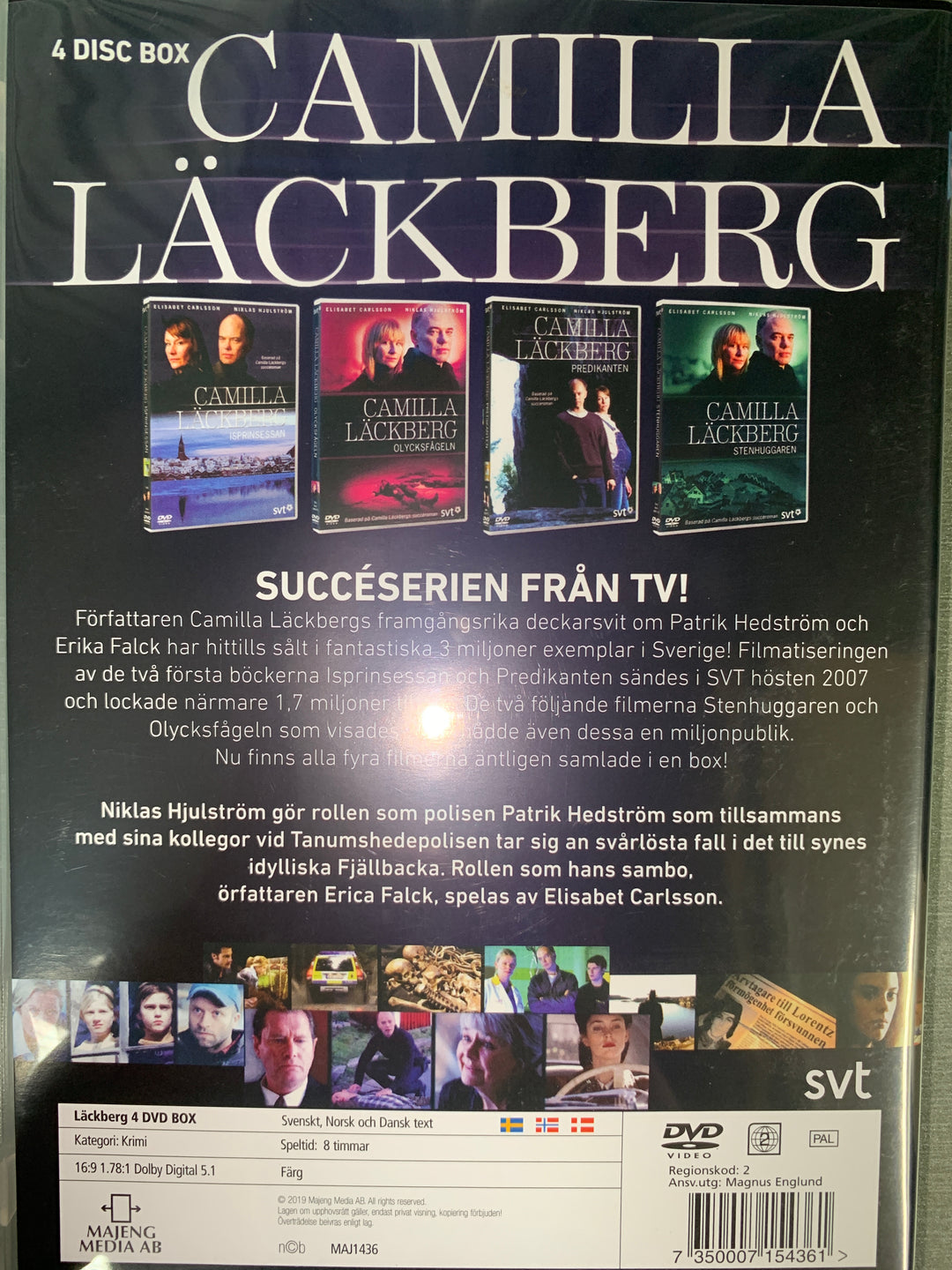 Camilla Läckberg - Samlingsbox. 2007. DVD.