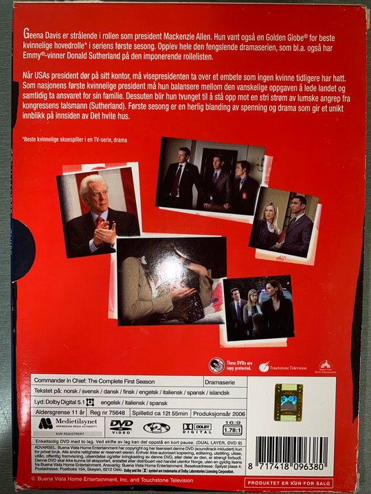Commander in Chief: The Inaugural Edition. 2005. DVD.