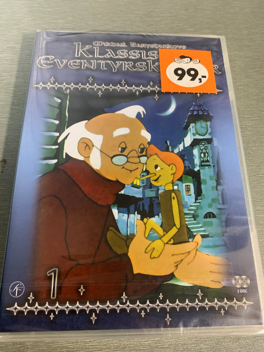 Klassiske eventyrskatter 1. DVD. Ny i plast!