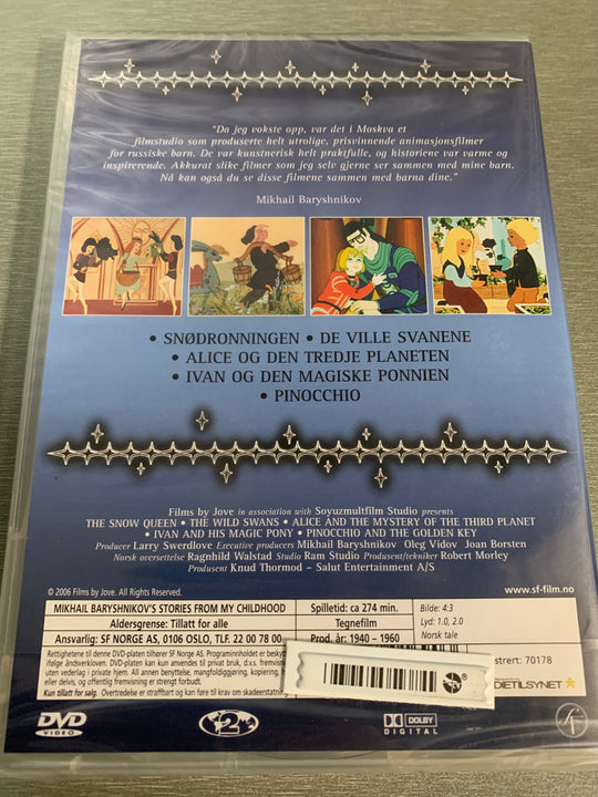 Klassiske eventyrskatter 1. DVD. Ny i plast!